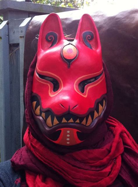 Kitsune Mask By Missmonster On Deviantart Kitsune Mask Kitsune