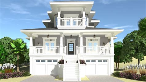 We offer a wide variety of elevated floor plans that you can choose from, or you may wish to design your own floorplan. Anchor Watch - Coastal House Plans from Coastal Home Plans