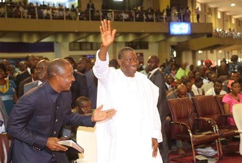 Photos President Jonathan Worshiped At The Living Faith Church Ota