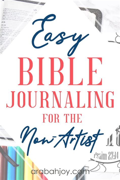 Easy Bible Journaling For The Non Artist