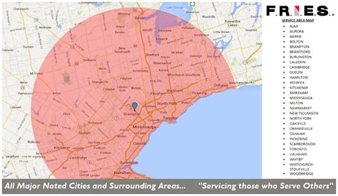 The united states postal service (usps; Service Area | FRIES