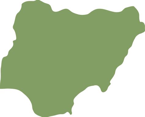 Doodle Freehand Drawing Of Nigeria Map 23841006 Png