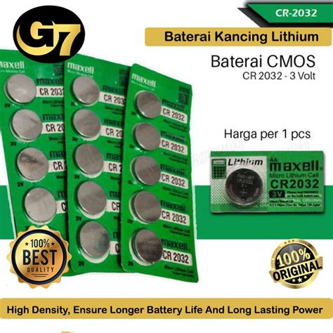 Jual Baterai Jam Tangan Original CR2032 Batre Remote Remot Battery CMOS