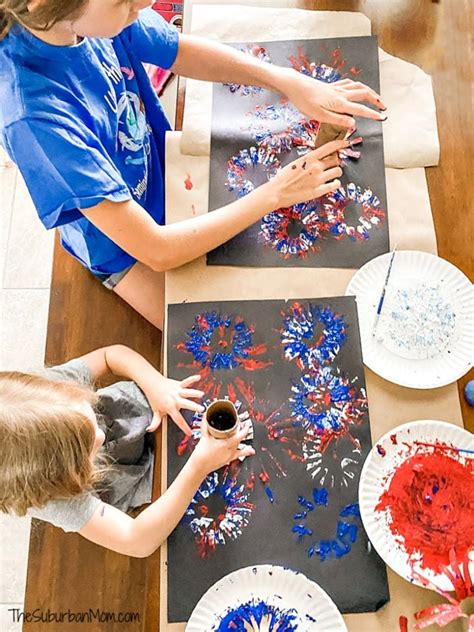 4th Of July Kids Paint Crafts The Suburban Mom