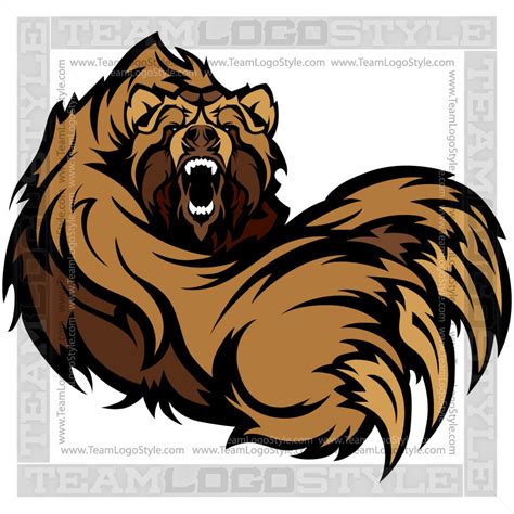 Grizzly Bear Royalty Free Vector Clip Art Illustration Anim1384 Clip