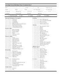 How does the team respond mentally to critical game situations? Image result for soccer player evaluation form | Soccer ...