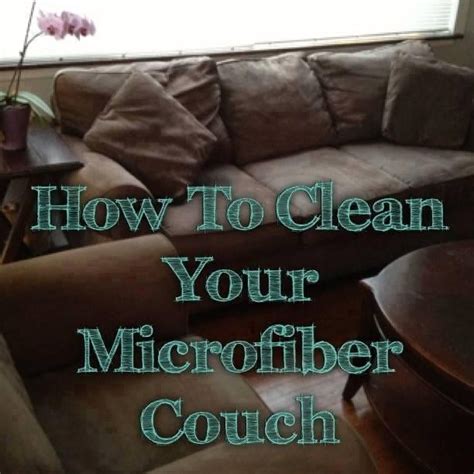 You can make your upholstery look clean and smell fresh with or without machinery. Cleaning Microfiber Furniture - Do It Yourself Easily! (With images) | Microfiber couch
