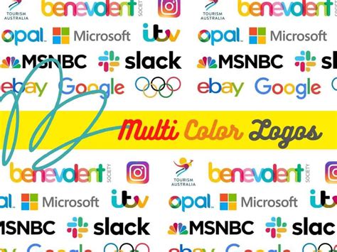 35 Attractive Multi Color Logos Of Popular Brands Benextbrand