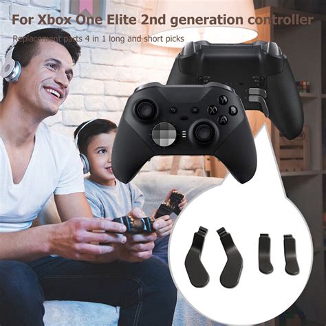 4x Interchangeable Paddles Hair Trigger Locks For Xbox Elite Controller