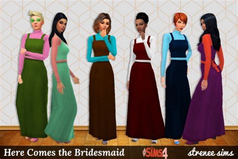 Strenee Sims Here Comes The Bridesmaid • Sims 4 Downloads
