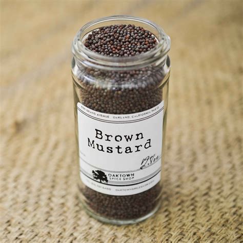 Brown Mustard Seeds Oaktown Spice Shop