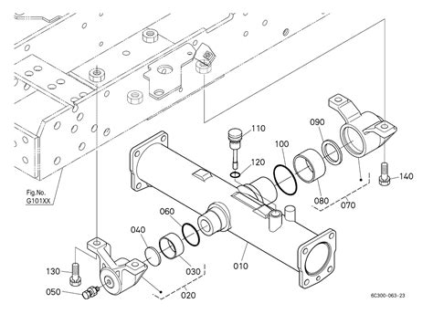 6c140 56110 Kubota Casefront Axle