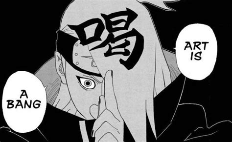 Deidara Is Art Naruto Manga Manga Pages
