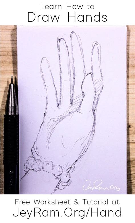 Pin On How To Draw Hands Step By Step Tutorial