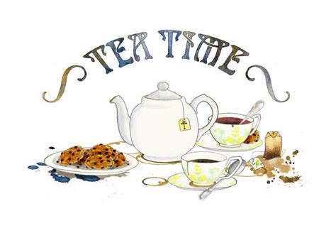 Tea Time By E Illustration On Deviantart