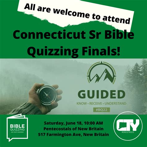 Bible Quizzing Finals — Ct District Upci