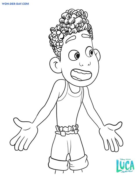 Luca Coloring Pages 40 Free Printable Coloring Pages