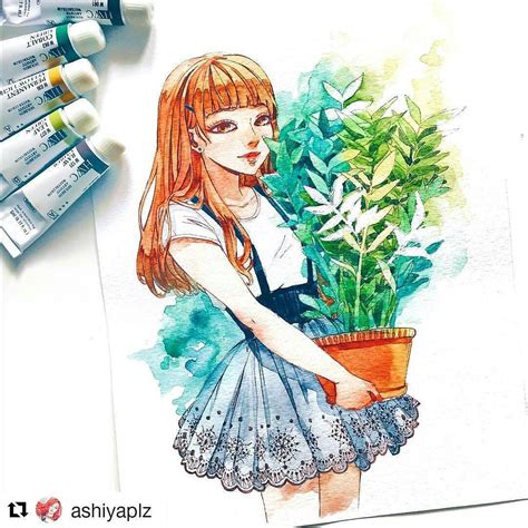 We did not find results for: Watercolor girl by @ashiyaplz | Dibujos hermosos, Arte de acuarela, Pinturas