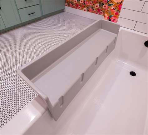 Tub Topper® Bathtub Splash Guard Play Shelf Area Toy Tray Caddy Holder Storage