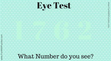Eye Test Puzzles For Kids With Answers