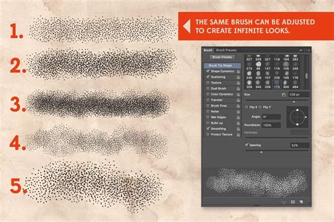 Ad Stipple Shading Brushes For Ps And Ai By Trailhead Design Co On