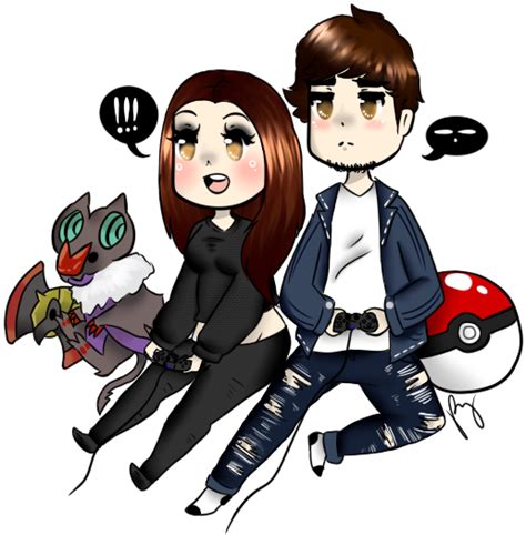 Cute Gamer Couple By Numbun On Deviantart