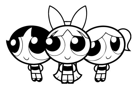 The Powerpuff Girls Drawing With The Three Powerpuff Girls Buttercup