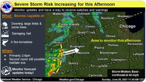 Mon mar 14, 2005 2:07 am. Tornado Risk, Severe Storms Possible For Chicago Area ...