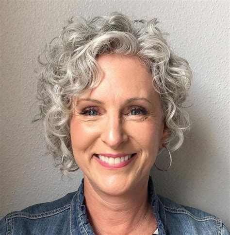 50 Fab Short Hairstyles And Haircuts For Women Over 60 Short Curly