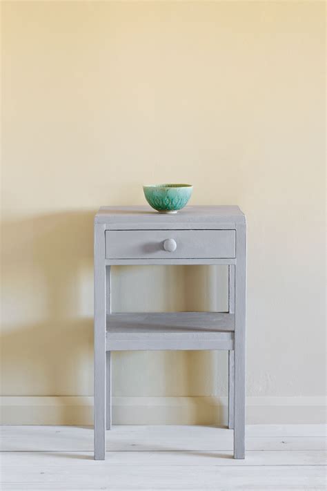 Vintage Upcycled Side Table Painted With Chalk Paint By Annie Sloan In