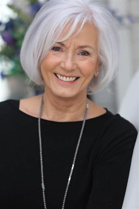 Stacked bob haircuts in particular, with a series of shorter layers in the back and longer pieces. gray bob hair cut - Short Haircut Styles 2021