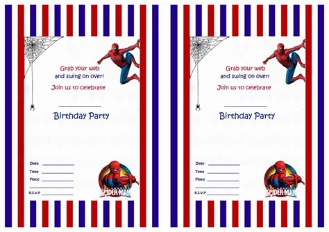 Spiderman Birthday Invitations | spiderman birthday ...