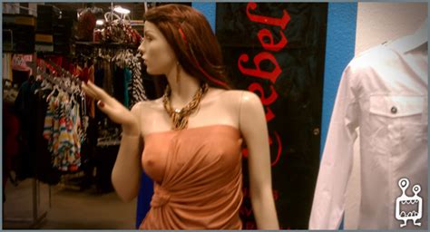 Hard Nips On A Mannequin I Dont Get It Jawdrops