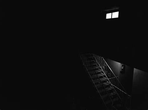 Wallpaper Stairs Dark Bw Room Hd Widescreen High
