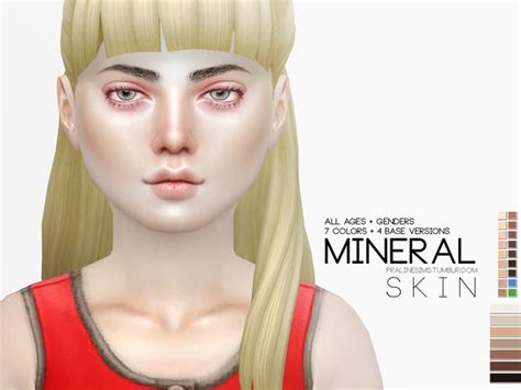 Ps Mineral Skin By Pralinesims At Tsr Sims 4 Updates