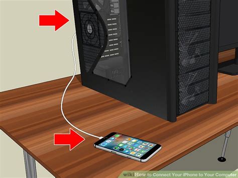 How To Connect Your Phone To A Monitor - 3 Ways to Connect Your iPhone to Your Computer - wikiHow