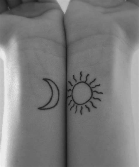 If you search for images of. Sun and the moon wrist tattoos | Tattoos, Wrist tattoos ...