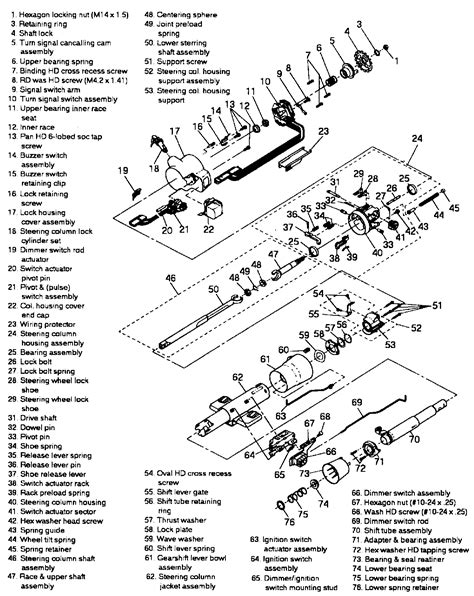 Understanding The Wiring Diagram Of A Chevy Steering Column Moo Wiring