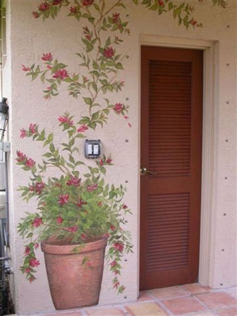 Check spelling or type a new query. mural flower pot | Garden mural, Exterior wall art, Wall ...