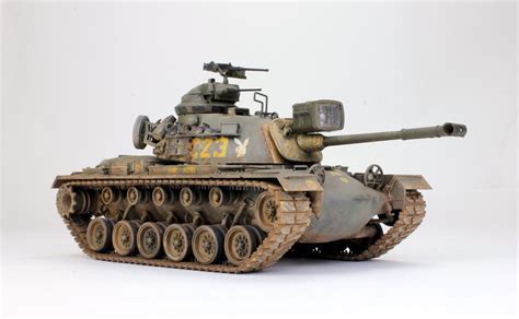 Pre Order Us Army M48a1 Patton Vietnam War 135 Pro Built Model Ebay