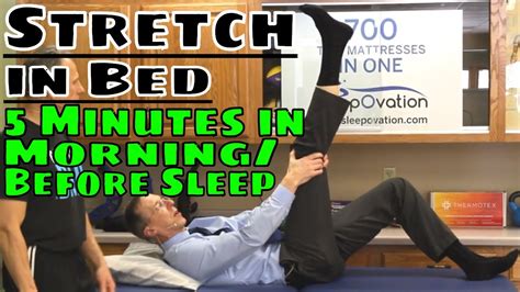 Stretch In Bed 5 Minutes In Morning Before Sleep Youtube