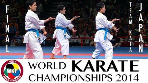 Final Female Team Kata Japan 2014 World Karate Championships World Karate Federation Youtube
