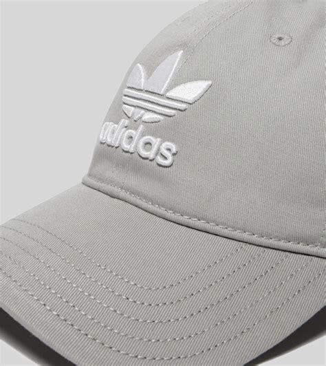Adidas Originals Trefoil Strapback Cap In Gray For Men Lyst