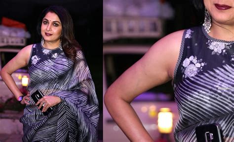 Ramya Krishnan Sexy Arms In Sleeveless Saree 😋🔥 R Bollyarm