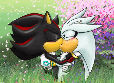 Shadilver Kiss By Ine Rocks On Deviantart Sonic And Shadow Fun