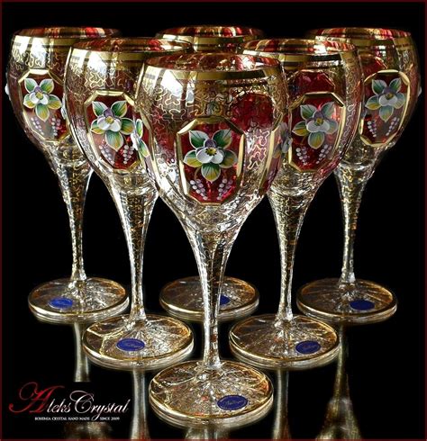Bohemia Crystal Wine Glasses Made In Czechoslovakia Michelle Writesya