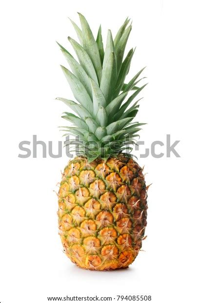 Single Whole Pineapple Isolated On White Stock Photo Edit Now 794085508
