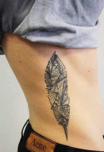 The horse's hair pattern looks quite similar to the feather features that provide the tattoo with a flowing look. 13 Beautiful Tribal Feather Tattoos