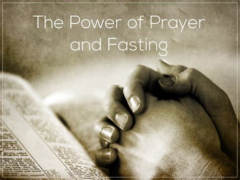 The power of prayer and fasting – Kingsway Christian Fellowship