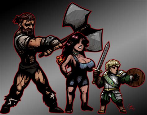 Combined my two latest obsessions- Darkest Dungeon and Not Another D&D